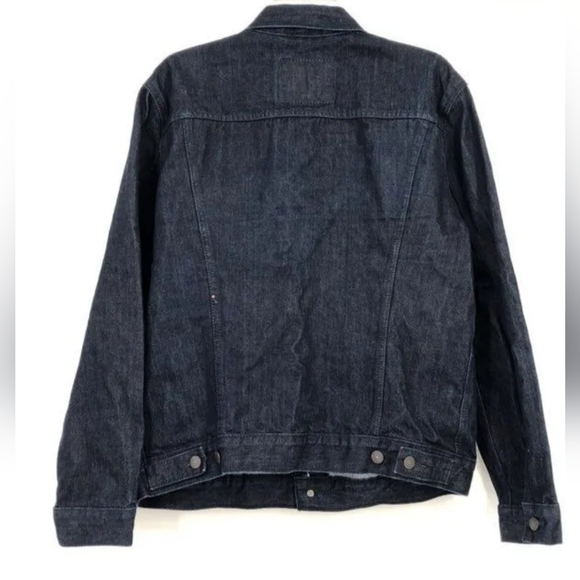 Levi's Dark Blue Denim Jacket, Women Size Large new without tags - Picture 2 of 14